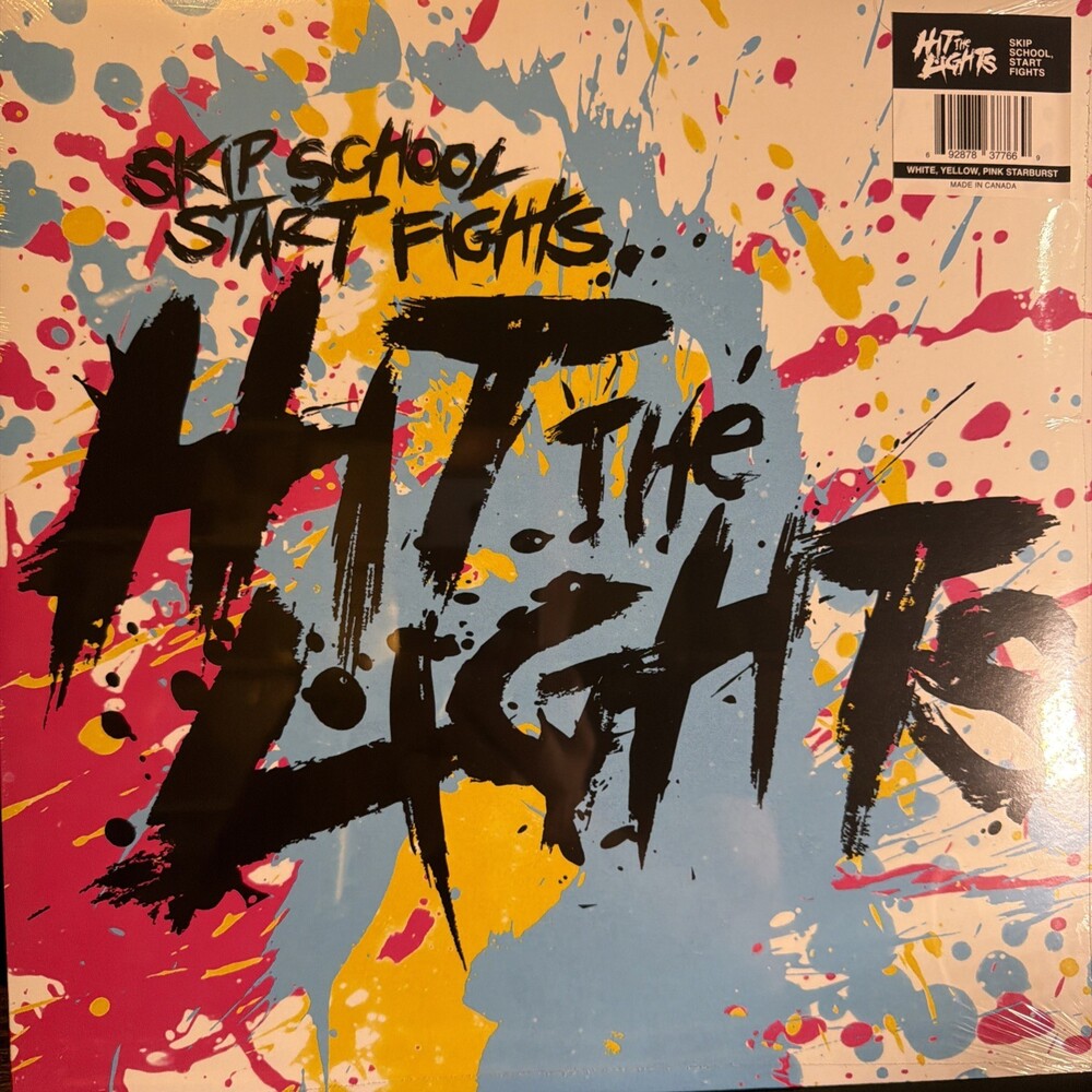 Hit The Lights "Skip School Start Fights” Colored Vinyl LP Record FACTORY SEALED